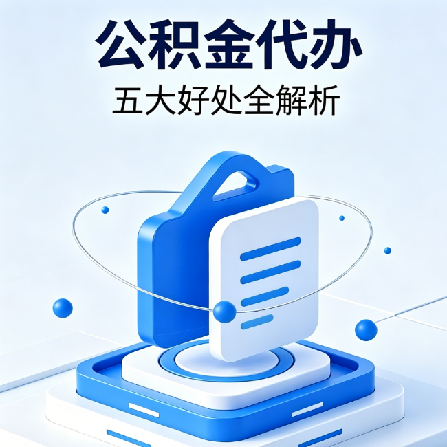 漳州公积金代办到底值不值?这5大好处让你少走弯路